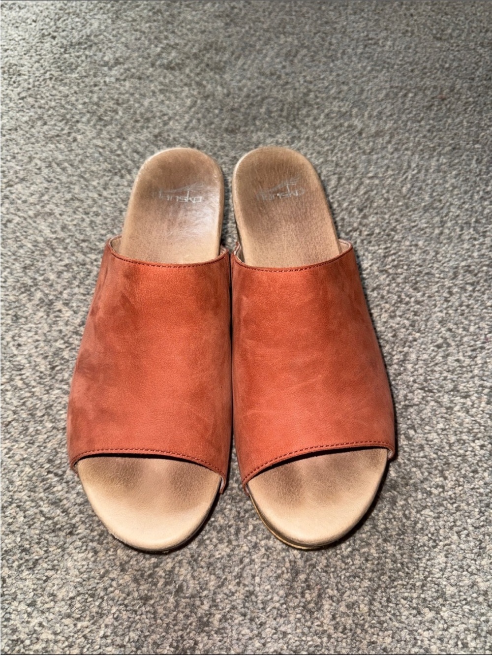 Dansko Maci Burnt Orange Mules